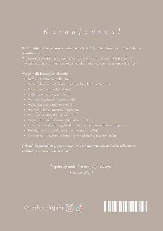 Koranjournal | Softcover